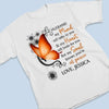 We Are Bound By Love And Wings - Memorial Personalized Custom Unisex T-shirt, Premium T-shirt, Hoodie - Sympathy Gift For Family Members