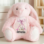 Easter Joy And Blessings From Above - Family Personalized Custom Easter Bunny Plush - Easter Gift For Family Members