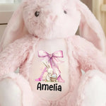 Easter Joy And Blessings From Above - Family Personalized Custom Easter Bunny Plush - Easter Gift For Family Members