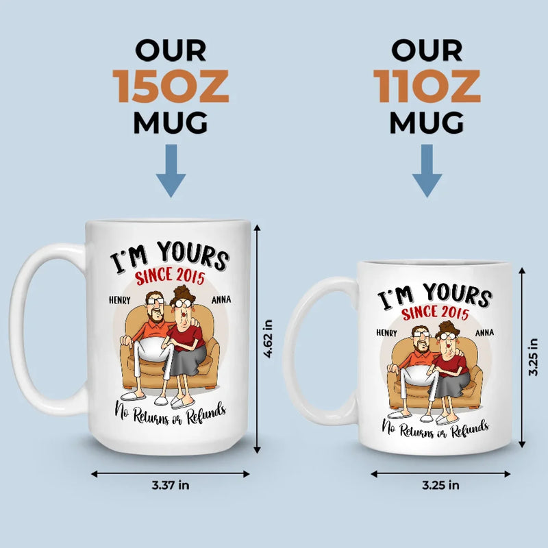Loving You Is My Forever Plan - Couple Personalized Custom Mug - Gift For Husband Wife, Anniversary