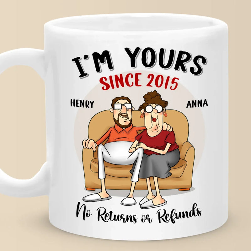 Loving You Is My Forever Plan - Couple Personalized Custom Mug - Gift For Husband Wife, Anniversary