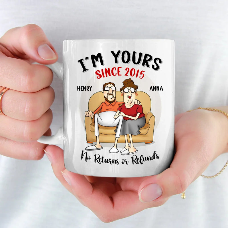 Loving You Is My Forever Plan - Couple Personalized Custom Mug - Gift For Husband Wife, Anniversary