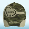 Our Grandpa, Our Star - Family Personalized Custom Hat, All Over Print Classic Cap - Gift For Family Members