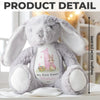 Bunny Trails Lead To Happiness - Family Personalized Custom Easter Bunny Plush - Easter Gift For Baby Kids, Newborn Baby