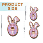 Somebunny Loves You - Family Personalized Custom Ornament - Wood Custom Shaped - Easter Gift For Kids, Baby