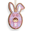 Somebunny Loves You - Family Personalized Custom Ornament - Wood Custom Shaped - Easter Gift For Family Members