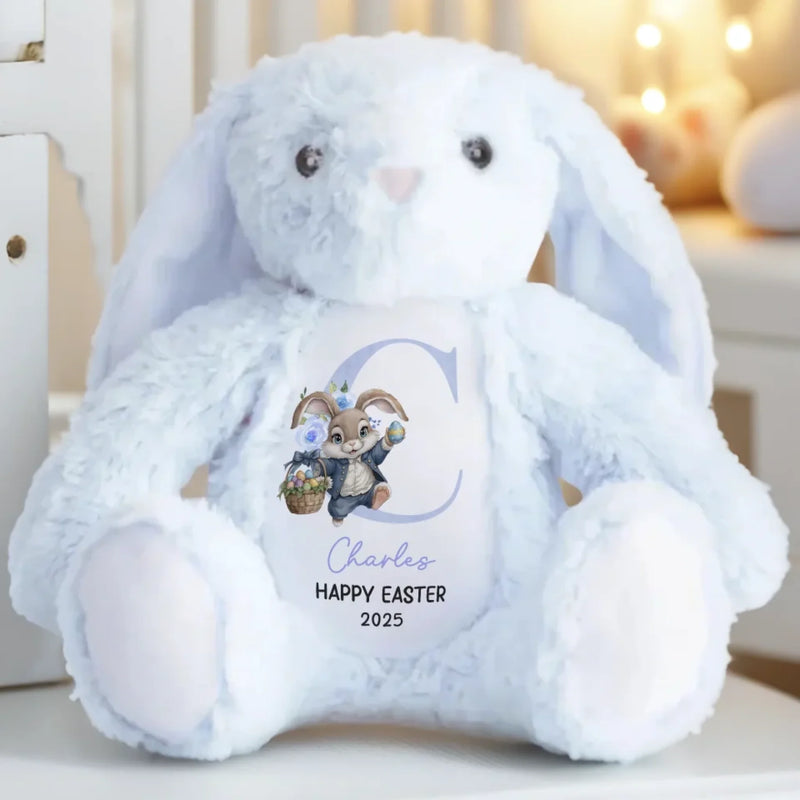 Hoppy Easter - Family Personalized Custom Easter Bunny Plush - Easter Gift For Family Members