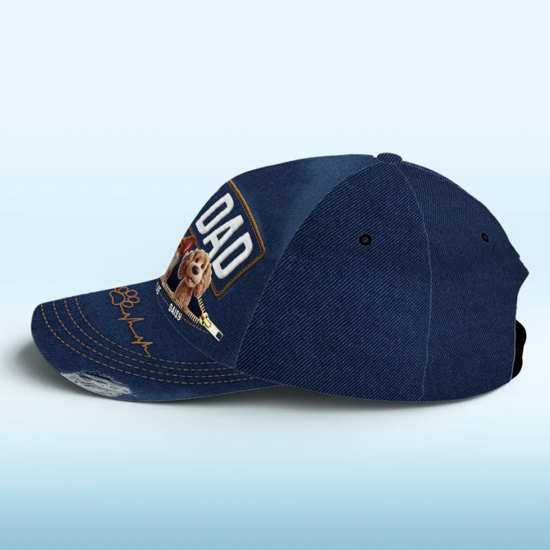 Happiness Is Being A Pet Parent - Dog Personalized Custom Hat, All Over Print Classic Cap - Gift For Dog Lovers, Dad
