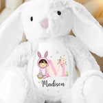 Somebunny Is Ready For Easter - Family Personalized Custom Easter Bunny Plush - Easter Gift For Family Members