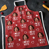 Custom Photo Love Makes Us One - Couple Personalized Custom Apron - Gift For Husband Wife, Anniversary