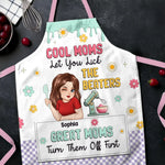 Home Is Where Mom Is - Family Personalized Custom Apron - Mother's Day, Gift For Mom