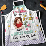 Home Is Where Mom Is - Family Personalized Custom Apron - Mother's Day, Gift For Mom