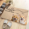Custom Photo We Smell You Coming - Dog & Cat Personalized Custom Home Decor Decorative Mat - House Warming Gift For Pet Owners, Pet Lovers