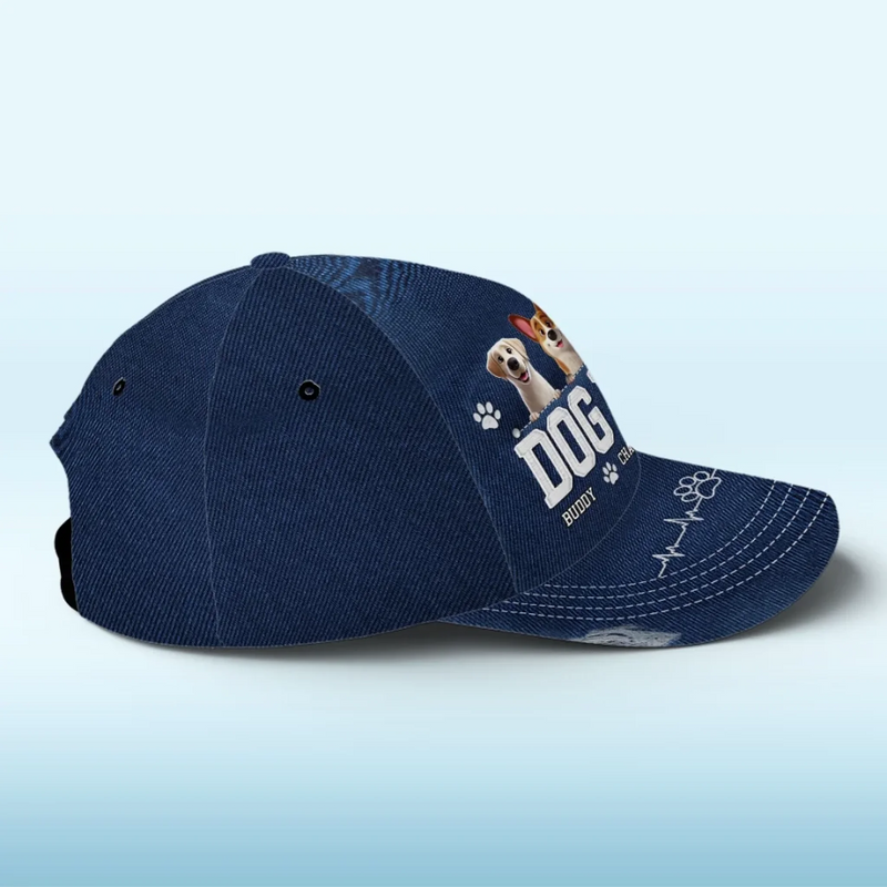 My Heart Belongs To My Dog - Dog Personalized Custom Hat, All Over Print Classic Cap - Gift For Pet Owners, Pet Lovers