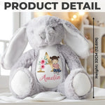 You Are Loved, Always - Family Personalized Custom Easter Bunny Plush - Gift For Family Members