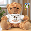 Custom Photo Cuddles From My Furry Guardian Angel - Memorial Personalized Custom Teddy Bear Plush - Sympathy Gift For Pet Owners, Pet Lovers
