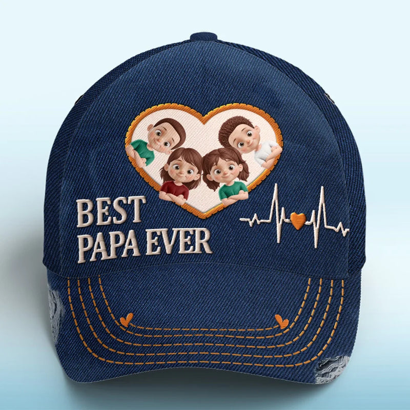 Where Love Never Ends - Family Personalized Custom Hat, All Over Print Classic Cap - Gift For Family Members