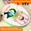 A Bunny’s Love For Easter - Family Personalized Custom Easter Egg Decorating Kit, Egg Spinner Machine With Markers - Easter Gift For Family Members