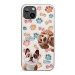 Barking With Joy - Dog Personalized Custom 3D Inflated Effect Printed Clear Phone Case - Gift For Dog Lovers