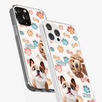 Barking With Joy - Dog Personalized Custom 3D Inflated Effect Printed Clear Phone Case - Gift For Dog Lovers