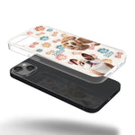 Barking With Joy - Dog Personalized Custom 3D Inflated Effect Printed Clear Phone Case - Gift For Dog Lovers