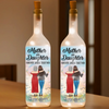 Mother And Daughter, Forever Connected - Family Personalized Custom Bottle Lamp - Mother's Day, Gift For Mom, Daughter