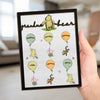 Mama Bear - Family Personalized Custom 2-Layered Wooden Plaque With Stand - Mother's Day Gift For Mom, Grandma