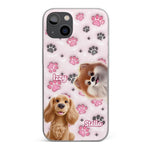 Loyal Paws, Endless Love - Dog Personalized Custom 3D Inflated Effect Printed Clear Phone Case - Gift For Dog Lovers