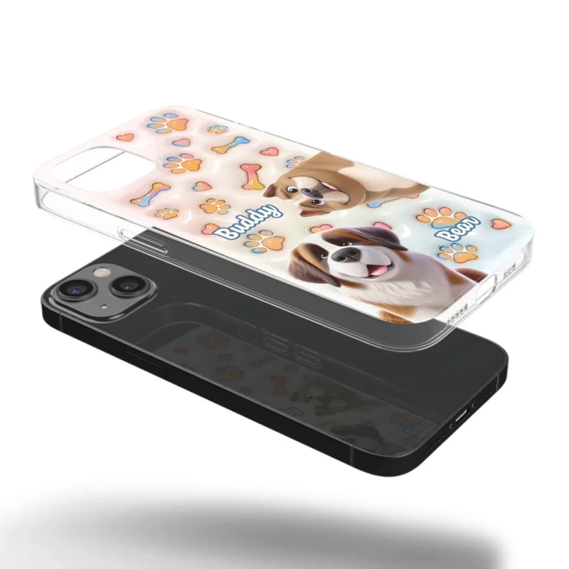 Every Tail Tells A Story - Dog Personalized Custom 3D Inflated Effect Printed Clear Phone Case - Gift For Dog Lovers, Pet Parents