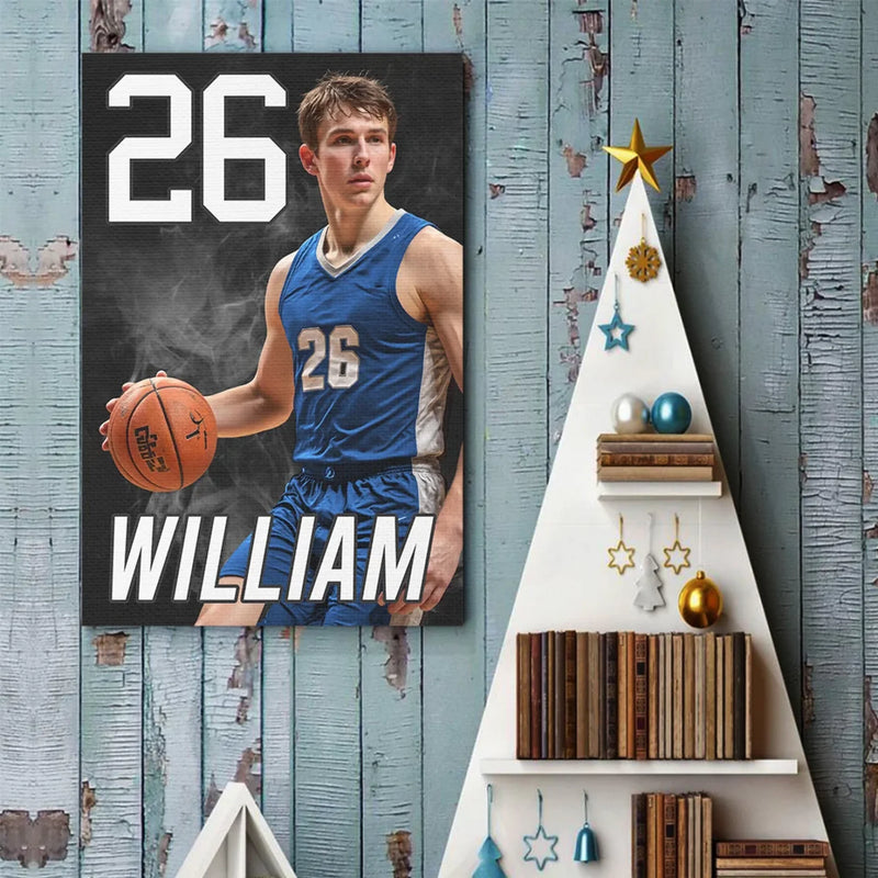 Custom Photo Believe In Your Own Hustle - Personalized Custom Vertical Poster - Gift For Sport Lovers, Sport Players
