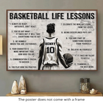 Play Hard, Win Big - Personalized Custom Horizontal Poster - Gift For Sport Lovers, Sport Players