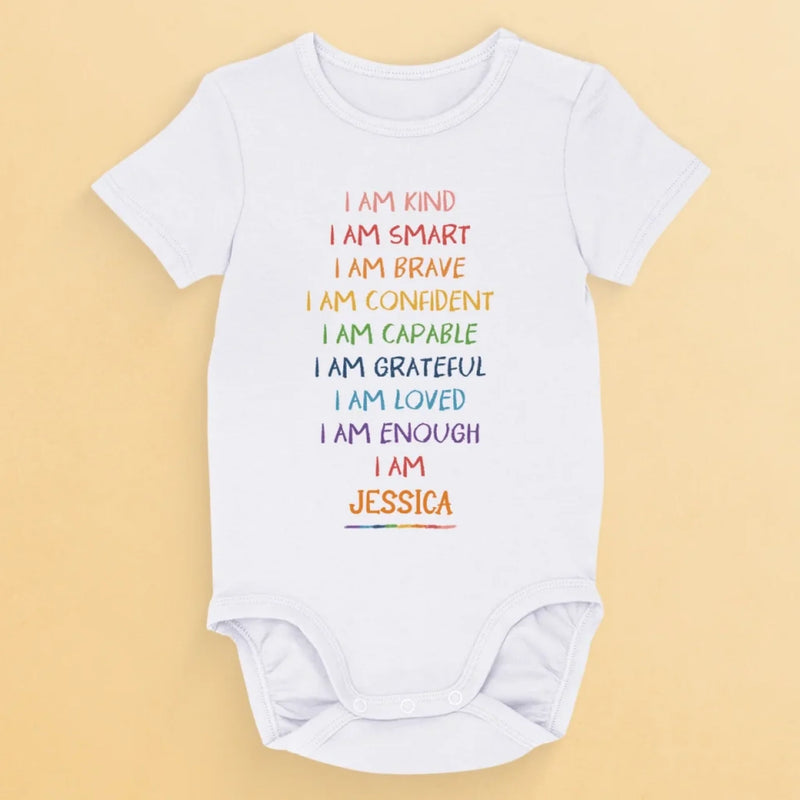 Born To Shine, Born To Love - Family Personalized Custom Baby Onesie - Gift For Baby Kids, Newborn Baby