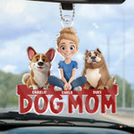 Endless Love, One Paw At A Time - Dog Personalized Custom Car Ornament - Acrylic Custom Shaped - Mother's Day, Gift For Mom, Dog Lovers