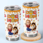 Fur Babies, Forever - Dog Personalized Custom 3D Inflated Effect Printed Tumbler - Gift For Mom, Dog Lovers