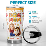 Fur Babies, Forever - Dog Personalized Custom 3D Inflated Effect Printed Tumbler - Gift For Mom, Dog Lovers