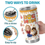 Fur Babies, Forever - Dog Personalized Custom 3D Inflated Effect Printed Tumbler - Gift For Mom, Dog Lovers