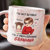 I'm Not Retired, I'm A Professional Grandma - Family Personalized Custom Marble Mug - Mother's Day, Gift For Mom, Grandma