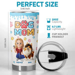 Pawsitively The Best - Dog Personalized Custom 3D Inflated Effect Printed Tumbler - Gift For Dog Lovers, Mom