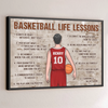 Chasing Hoops, Chasing Dreams - Personalized Custom Horizontal Poster - Gift For Sport Lovers, Sport Players