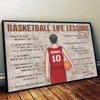 Chasing Hoops, Chasing Dreams - Personalized Custom Horizontal Poster - Gift For Sport Lovers, Sport Players