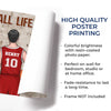 Chasing Hoops, Chasing Dreams - Personalized Custom Horizontal Poster - Gift For Sport Lovers, Sport Players