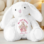 A Bunny Hug From Grandma’s Heart - Family Personalized Custom Easter Bunny Plush - Easter Gift For Baby, Kids