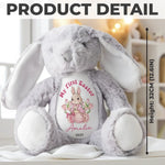 A Bunny Hug From Grandma’s Heart - Family Personalized Custom Easter Bunny Plush - Easter Gift For Baby, Kids