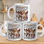 Woof You Forever, Mom - Dog Personalized Custom Mug - Mother's Day, Gift For Pet Owners, Pet Lovers