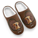 Every Step Filled With Love - Dog & Cat Personalized Custom Fluffy Slippers - Mother's Day, Gift For Dog Lovers, Dog Moms, Dog Dads