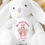 A Bunny Hug From Grandma’s Heart - Family Personalized Custom Easter Bunny Plush - Easter Gift For Baby, Kids