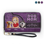 Pawsitively The Best Companion - Dog Personalized Custom Leather Long Wallet - Gift For Pet Owners, Pet Lovers