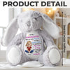A Bunny Hug From Grandma’s Heart - Family Personalized Custom Easter Bunny Plush - Gift For Family Members