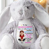 A Bunny Hug From Grandma’s Heart - Family Personalized Custom Easter Bunny Plush - Gift For Family Members