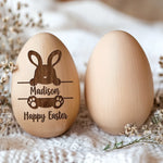 Hopping Into My First Easter - Family Personalized Custom Wooden Egg Shaker - Easter Gift For Baby, Kids